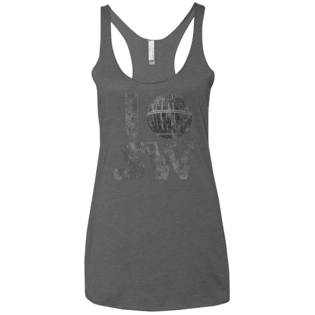 T-Shirts Premium Heather / X-Small I Deathstar SW Women's Triblend Racerback Tank
