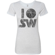 T-Shirts Heather White / Small I Deathstar SW Women's Triblend T-Shirt