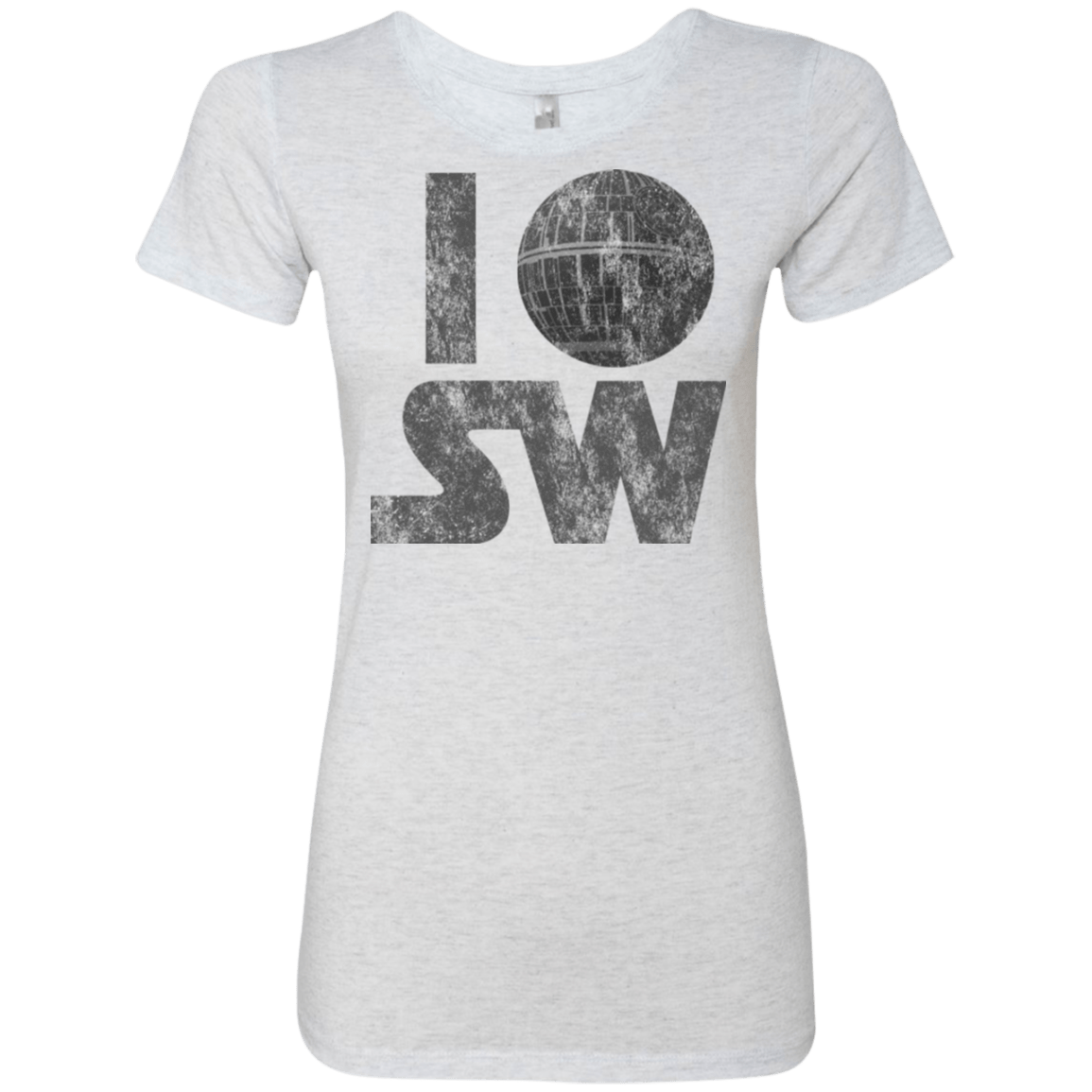 T-Shirts Heather White / Small I Deathstar SW Women's Triblend T-Shirt