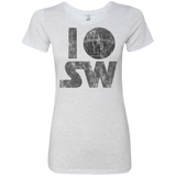 T-Shirts Heather White / Small I Deathstar SW Women's Triblend T-Shirt