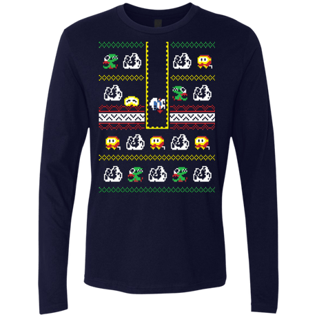 T-Shirts Midnight Navy / Small I Dig Christmas Men's Premium Long Sleeve