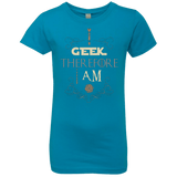 T-Shirts Turquoise / YXS I GEEK (1) Girls Premium T-Shirt