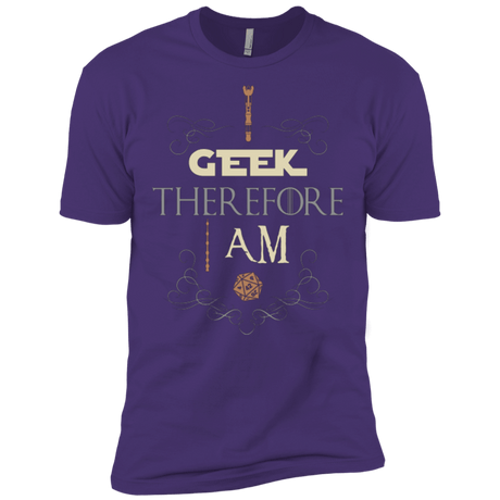 T-Shirts Purple / X-Small I GEEK (1) Men's Premium T-Shirt
