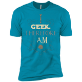 T-Shirts Turquoise / X-Small I GEEK (1) Men's Premium T-Shirt