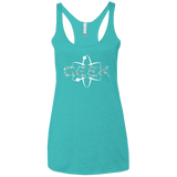 T-Shirts Tahiti Blue / X-Small I Geek Women's Triblend Racerback Tank