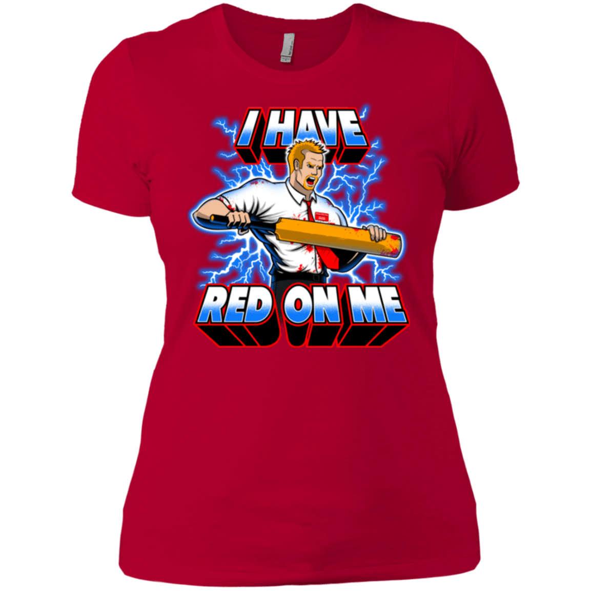 T-Shirts Red / X-Small I have red on me Women's Premium T-Shirt