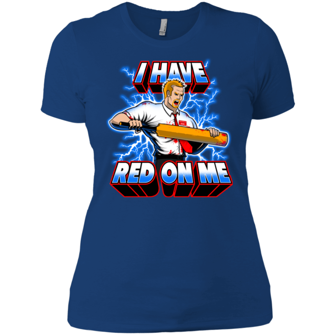 T-Shirts Royal / X-Small I have red on me Women's Premium T-Shirt