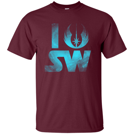 T-Shirts Maroon / Small I Jedi SW T-Shirt