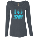 T-Shirts Vintage Navy / Small I Jedi SW Women's Triblend Long Sleeve Shirt