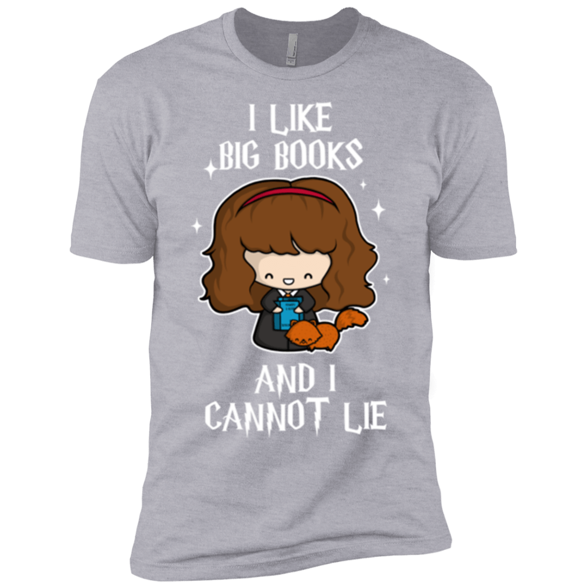 T-Shirts Heather Grey / YXS I Like Big Books Boys Premium T-Shirt