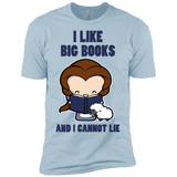 T-Shirts Light Blue / YXS I Like Big Books Boys Premium T-Shirt