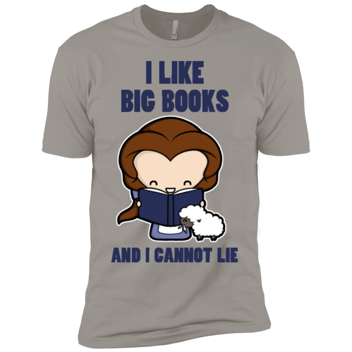 T-Shirts Light Grey / YXS I Like Big Books Boys Premium T-Shirt