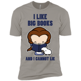 T-Shirts Light Grey / YXS I Like Big Books Boys Premium T-Shirt