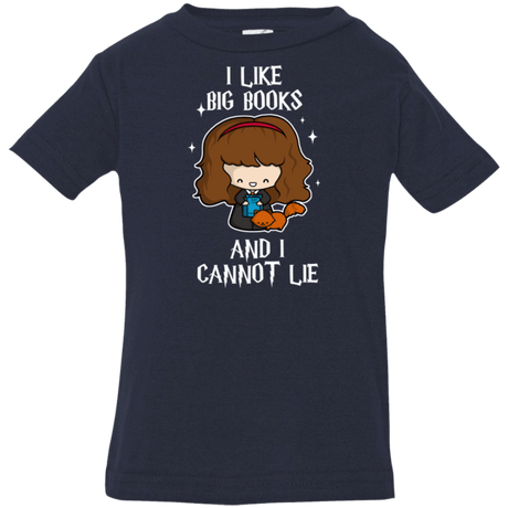 T-Shirts Navy / 6 Months I Like Big Books Infant Premium T-Shirt