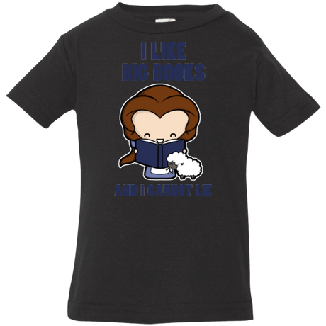 T-Shirts Black / 6 Months I Like Big Books Infant PremiumT-Shirt