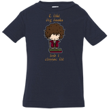 T-Shirts Navy / 6 Months I Like Big Books Infant PremiumT-Shirt