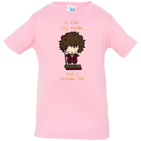 T-Shirts Pink / 6 Months I Like Big Books Infant PremiumT-Shirt