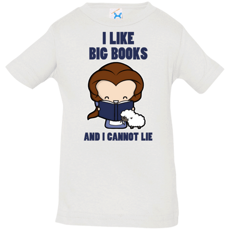 T-Shirts White / 6 Months I Like Big Books Infant PremiumT-Shirt