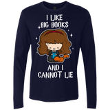 T-Shirts Midnight Navy / Small I Like Big Books Men's Premium Long Sleeve