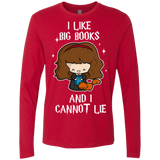 T-Shirts Red / Small I Like Big Books Men's Premium Long Sleeve