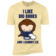 T-Shirts Banana Cream / X-Small I Like Big Books Men's Premium T-Shirt