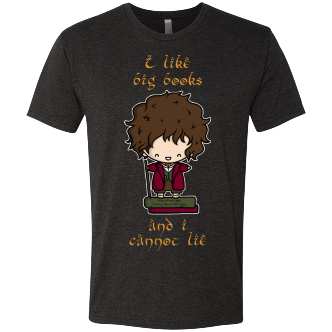 T-Shirts Vintage Black / Small I Like Big Books Men's Triblend T-Shirt