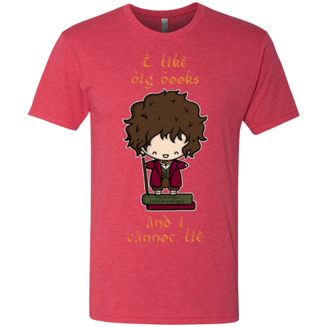 T-Shirts Vintage Red / Small I Like Big Books Men's Triblend T-Shirt