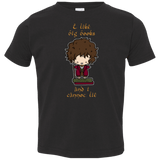 T-Shirts Black / 2T I Like Big Books Toddler Premium T-Shirt