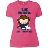 T-Shirts Hot Pink / X-Small I Like Big Books Women's Premium T-Shirt