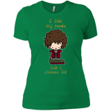 T-Shirts Kelly Green / X-Small I Like Big Books Women's Premium T-Shirt