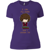 T-Shirts Purple / X-Small I Like Big Books Women's Premium T-Shirt