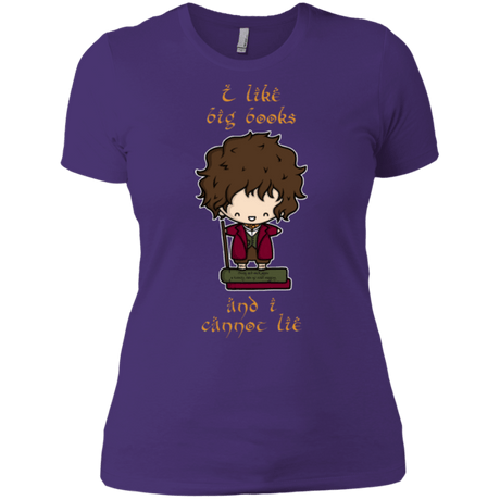 T-Shirts Purple / X-Small I Like Big Books Women's Premium T-Shirt