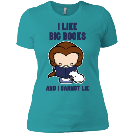 T-Shirts Tahiti Blue / X-Small I Like Big Books Women's Premium T-Shirt