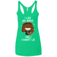T-Shirts Envy / X-Small I Like Big Books Women's Triblend Racerback Tank