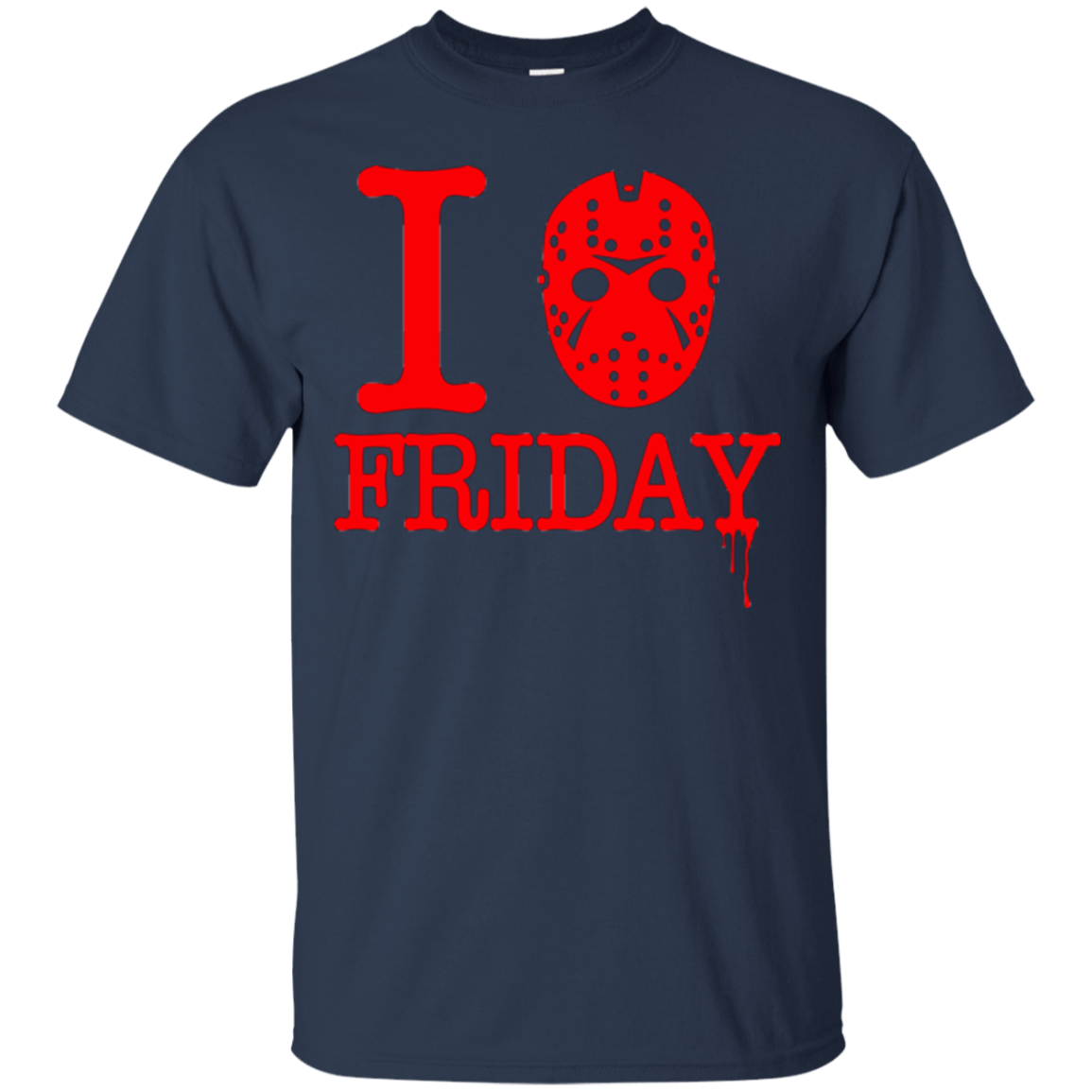 T-Shirts Navy / Small I Love Friday T-Shirt