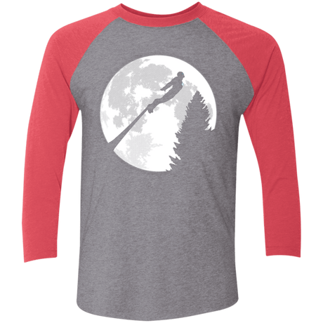 T-Shirts Premium Heather/ Vintage Red / X-Small I.M Men's Triblend 3/4 Sleeve
