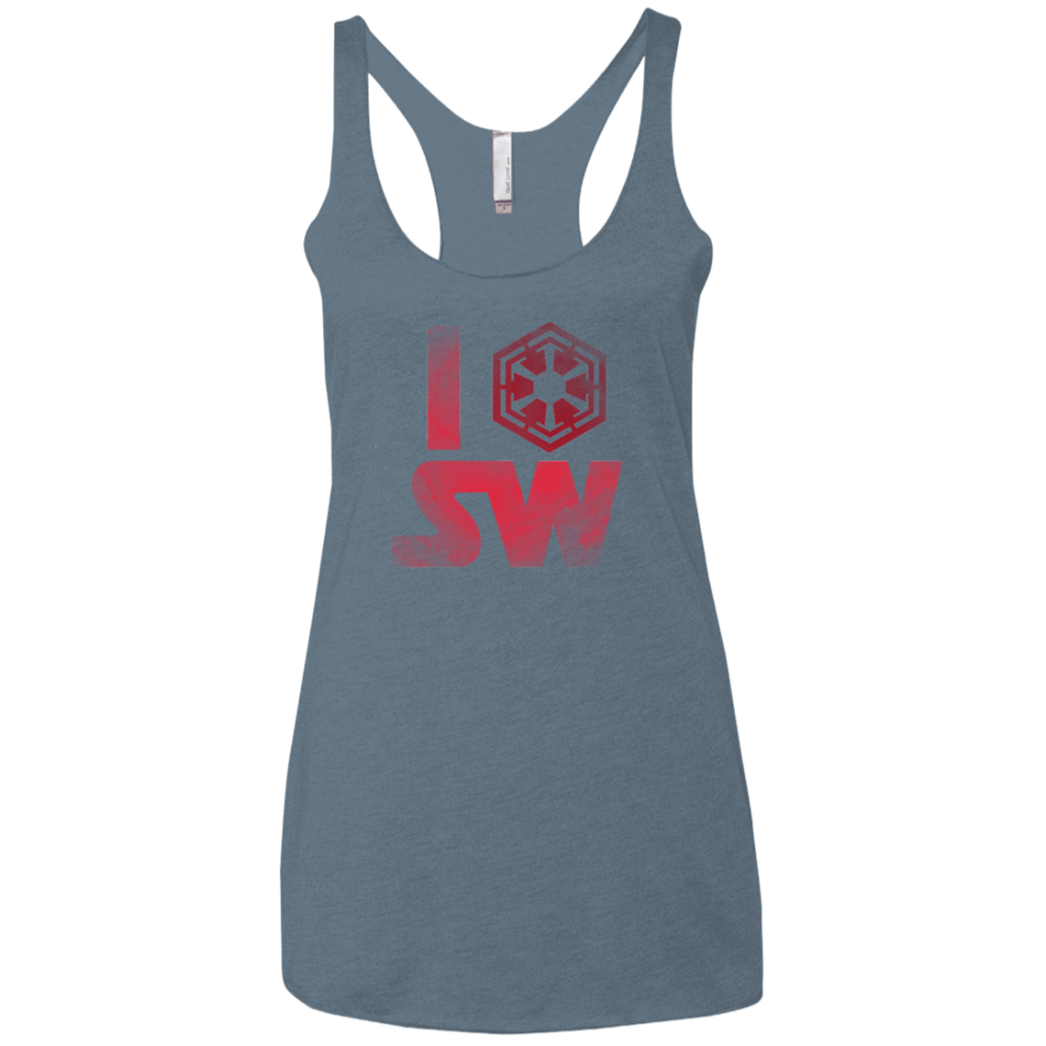 T-Shirts Indigo / X-Small I Sith SW Women's Triblend Racerback Tank