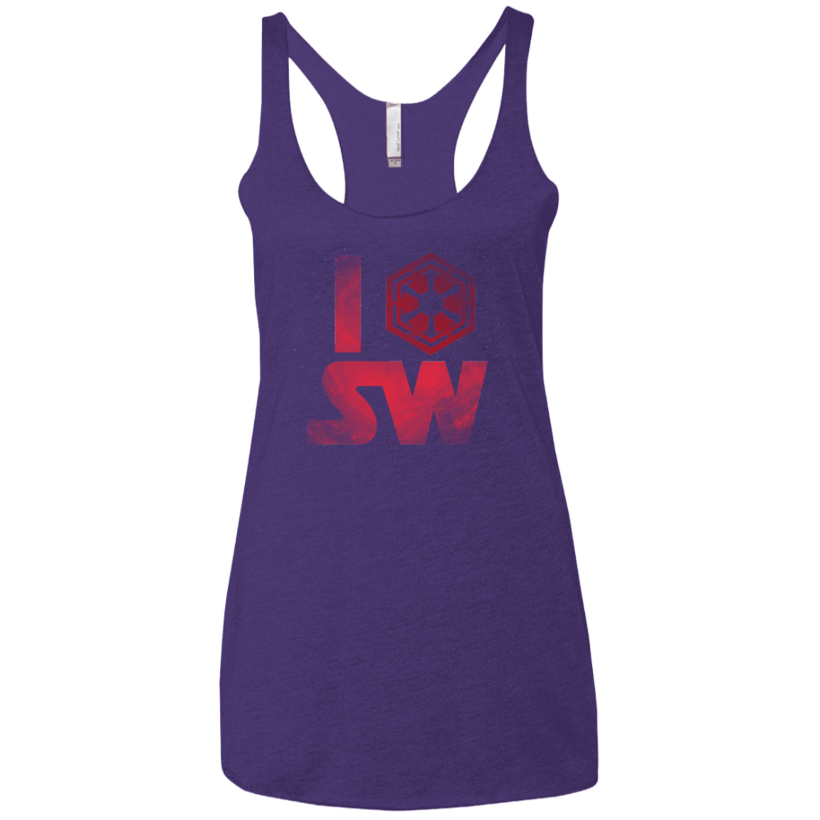 T-Shirts Purple / X-Small I Sith SW Women's Triblend Racerback Tank