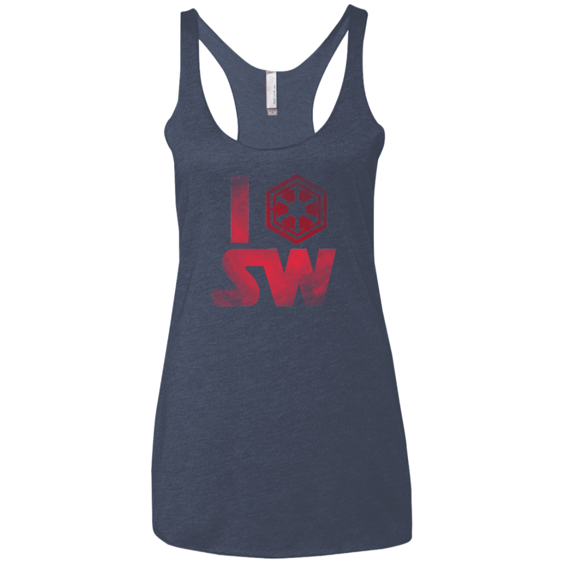 T-Shirts Vintage Navy / X-Small I Sith SW Women's Triblend Racerback Tank