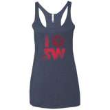 T-Shirts Vintage Navy / X-Small I Sith SW Women's Triblend Racerback Tank