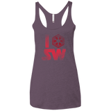 T-Shirts Vintage Purple / X-Small I Sith SW Women's Triblend Racerback Tank