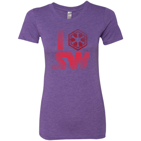 T-Shirts Purple Rush / Small I Sith SW Women's Triblend T-Shirt