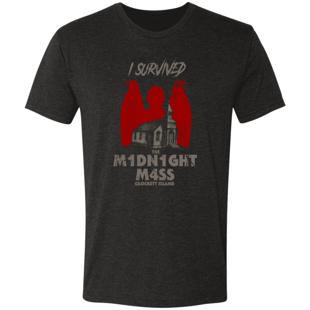 T-Shirts Vintage Black / S I Survived the Midnight Mass Men's Triblend T-Shirt