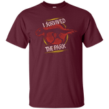 T-Shirts Maroon / Small I SURVIVED THE PARK T-Shirt