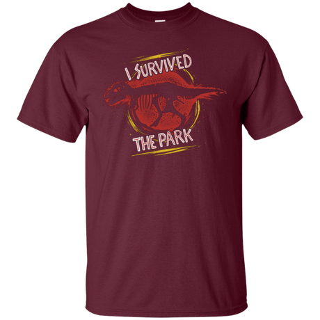 T-Shirts Maroon / Small I SURVIVED THE PARK T-Shirt