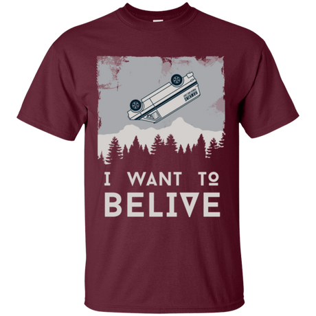 T-Shirts Maroon / Small I Want to Believe T-Shirt