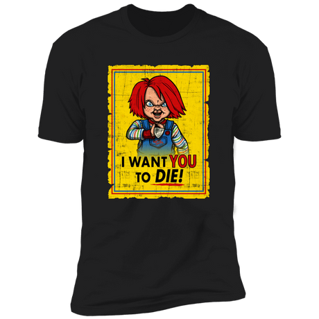 T-Shirts Black / X-Small I Want You To Die Men's Premium T-Shirt