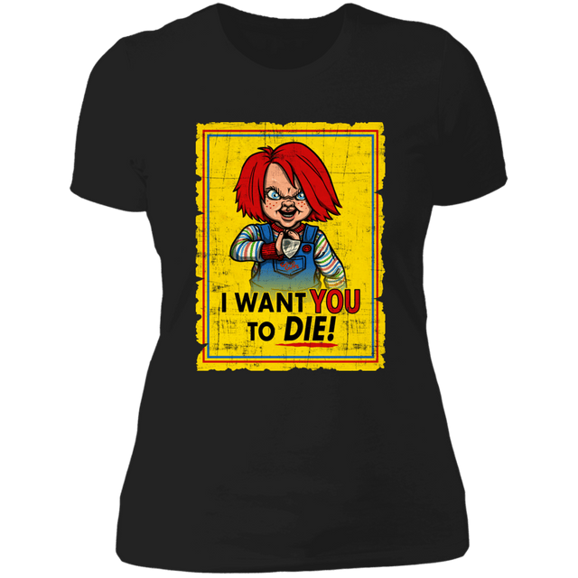 T-Shirts Black / X-Small I Want You To Die Women's Premium T-Shirt