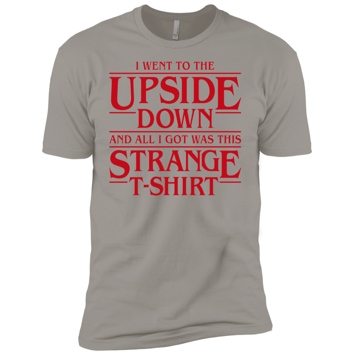 T-Shirts Light Grey / YXS I Went to the Upside Down Boys Premium T-Shirt