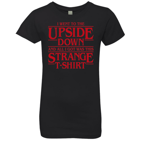 T-Shirts Black / YXS I Went to the Upside Down Girls Premium T-Shirt